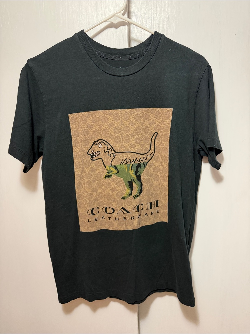 T-shirt with dinosaur print